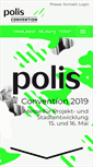 Mobile Screenshot of polis-convention.com